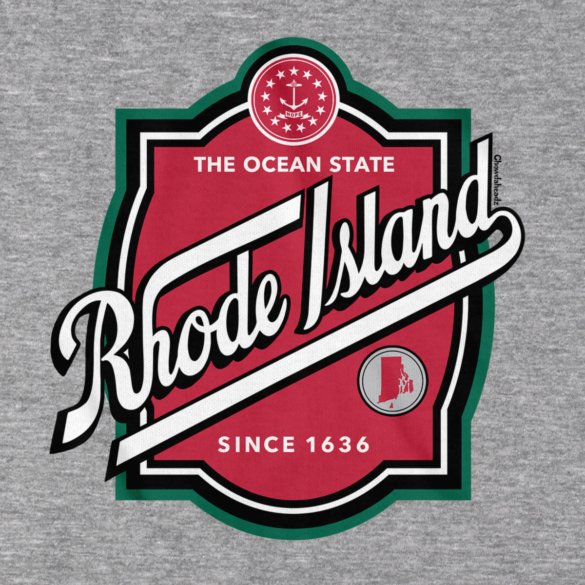 Rhode Island Label Hoodie