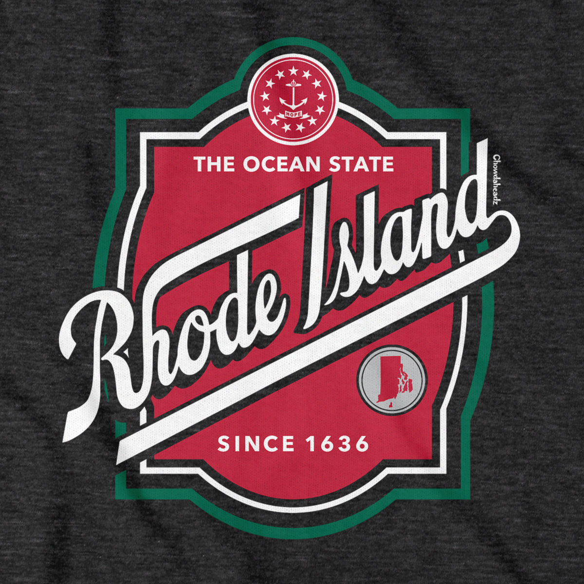 Rhode Island Label Hoodie