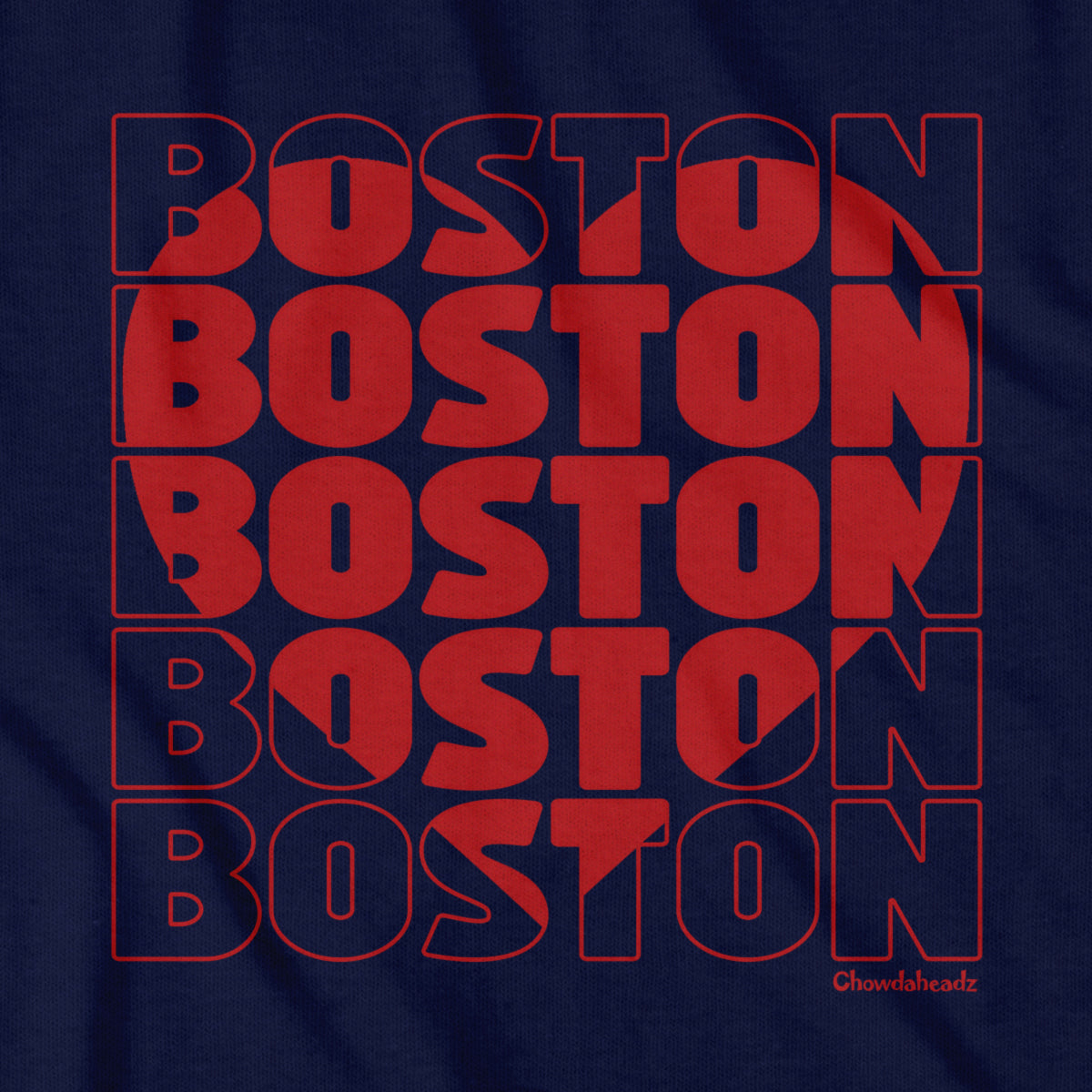 Stacked Boston Heart Youth T-Shirt