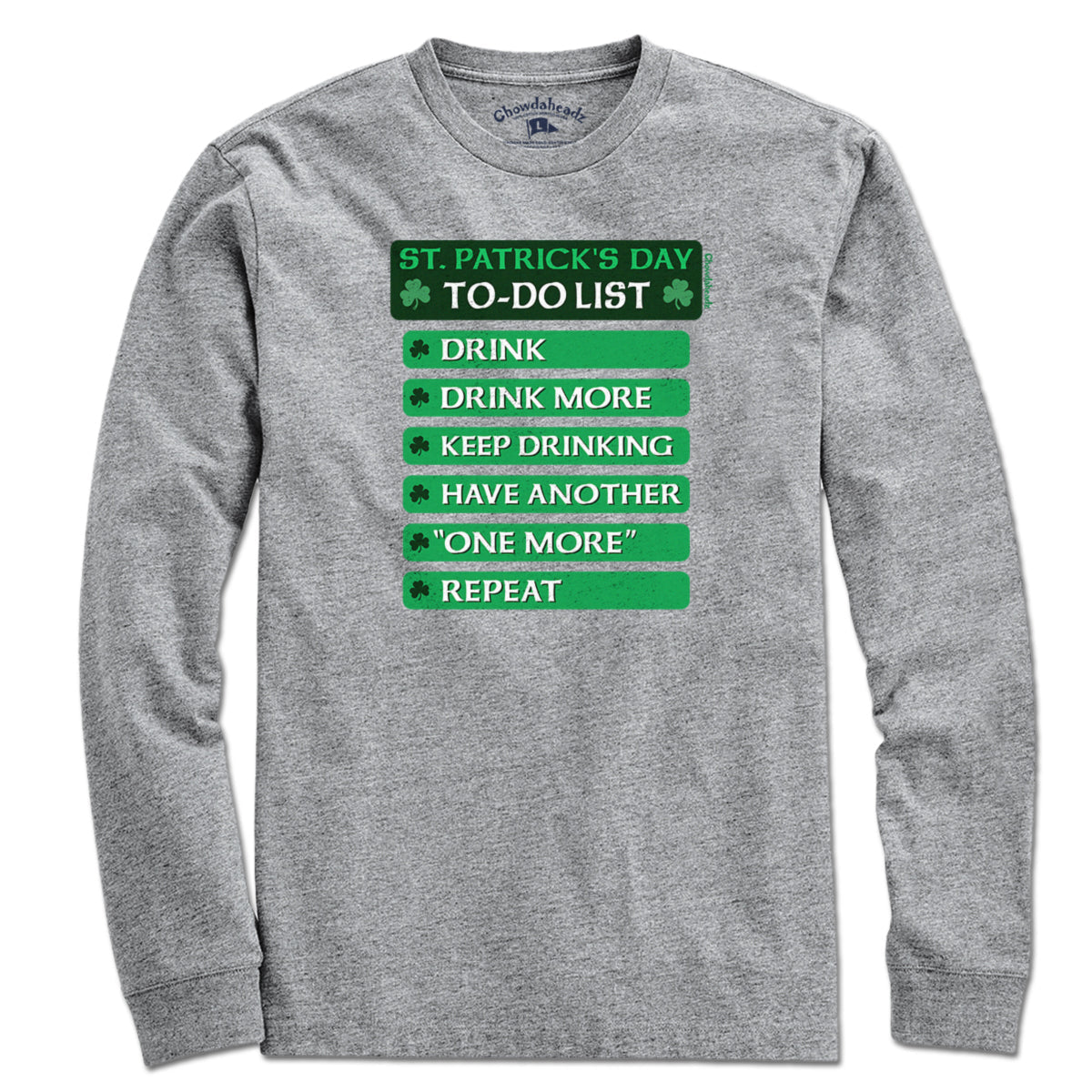 St. Patrick's Day To-Do List T-Shirt