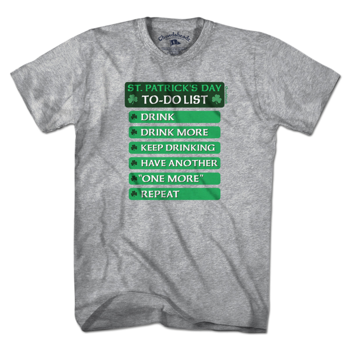 St. Patrick's Day To-Do List T-Shirt