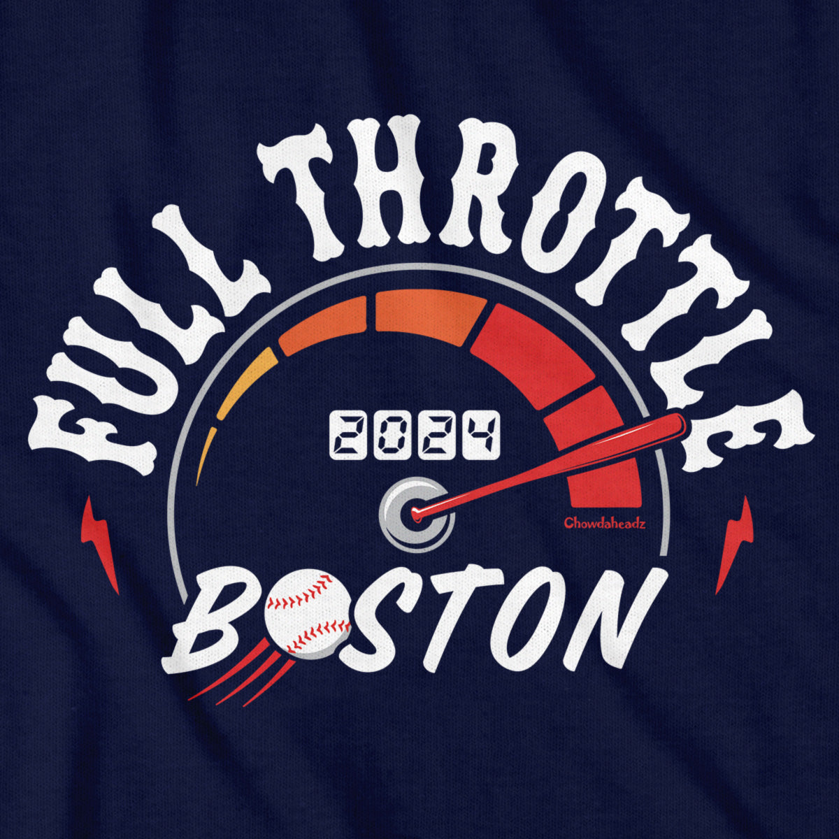 Full Throttle Boston Baseball T-Shirt
