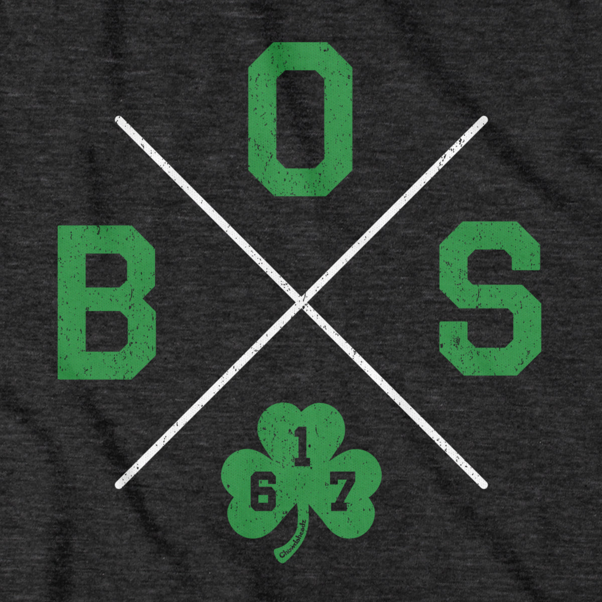 BOS Shamrock Crossed Out T-Shirt