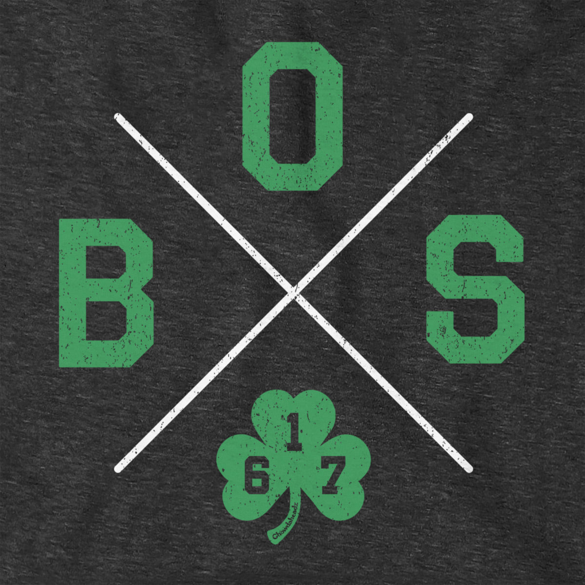 BOS Shamrock Crossed Out Hoodie