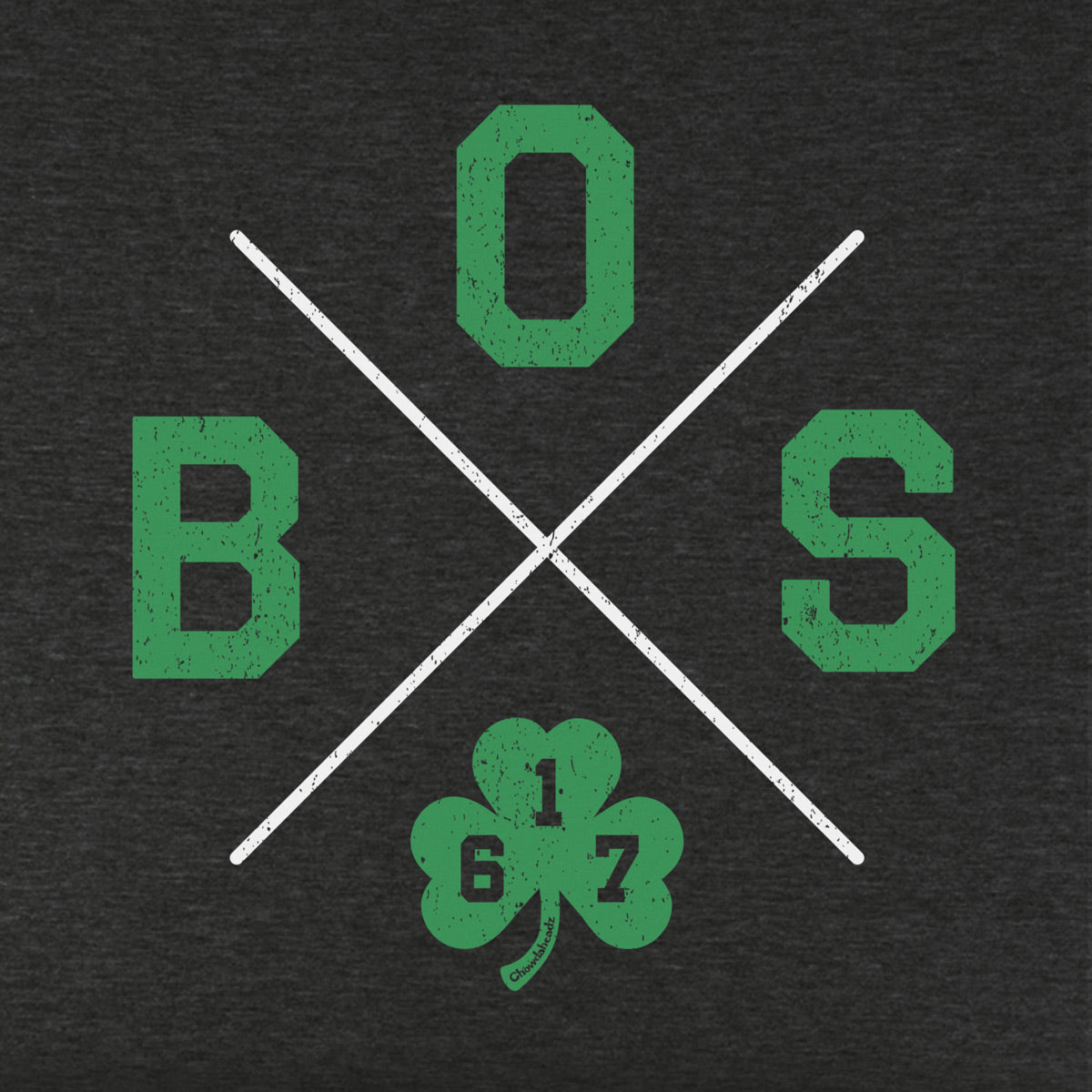BOS Shamrock Crossed Out Youth T-Shirt
