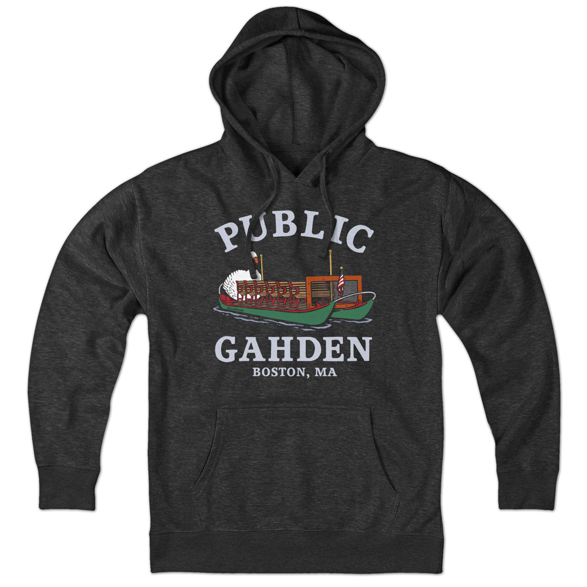 Public Gahden Swan Boat Hoodie