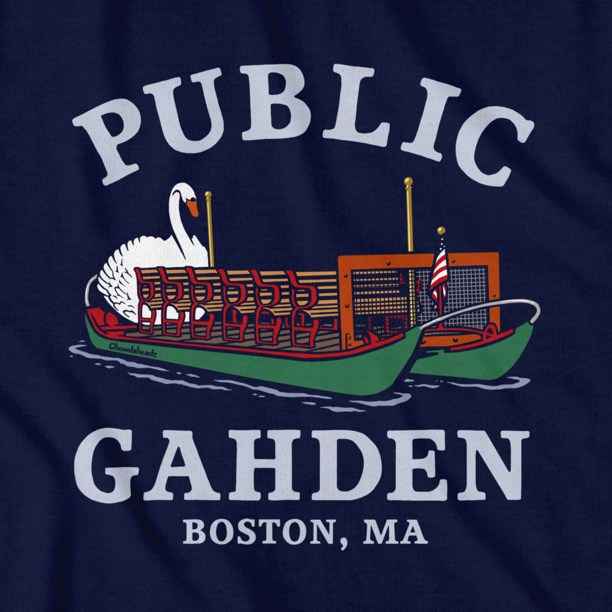 Public Gahden Swan Boat T-Shirt