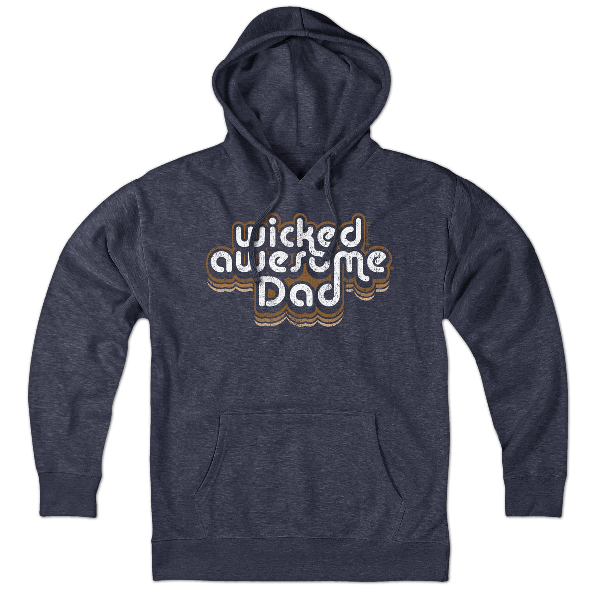 Wicked Awesome Dad Retro Hoodie