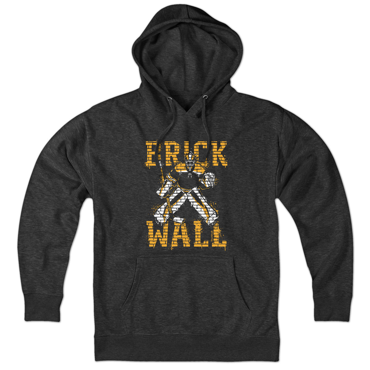 Brick Wall Boston Hockey Hoodie