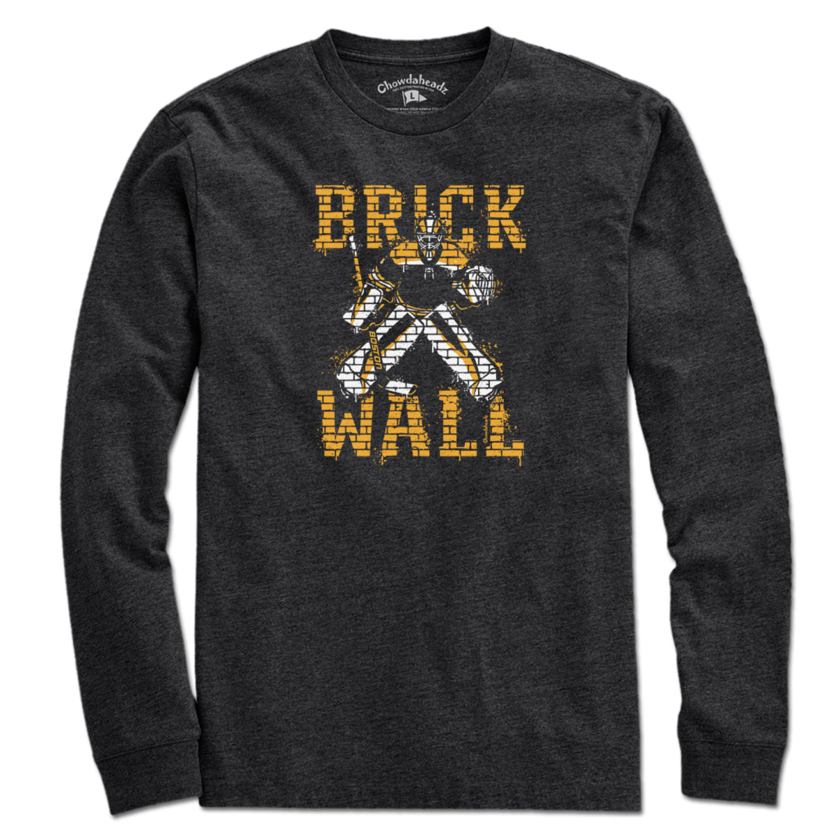 Brick Wall Boston Hockey T-Shirt