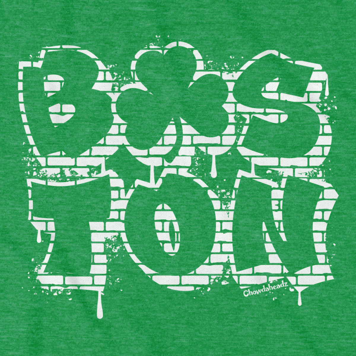 Boston Shamrock Stacked Graffiti Youth T-Shirt