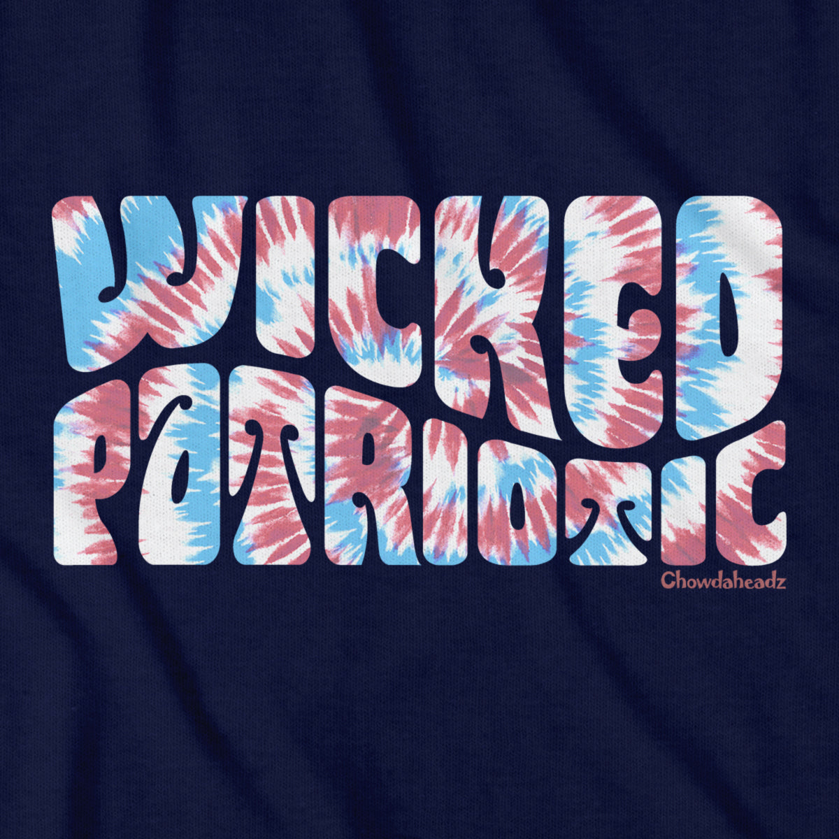 Wicked Patriotic Tie Dye T-Shirt
