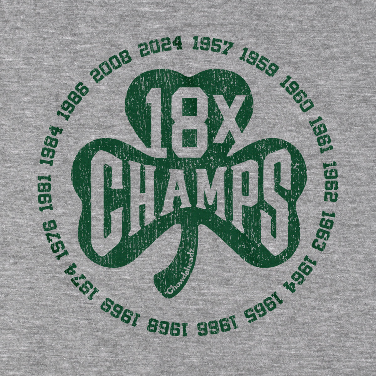18x Boston Basketball Champions Shamrock Hoodie