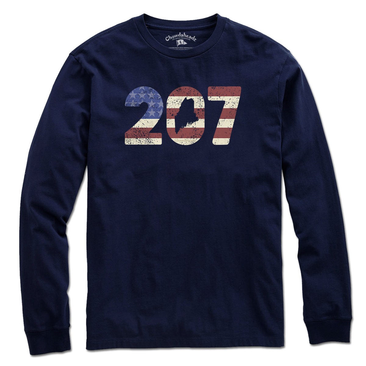 Patriotic 207 Maine T-Shirt
