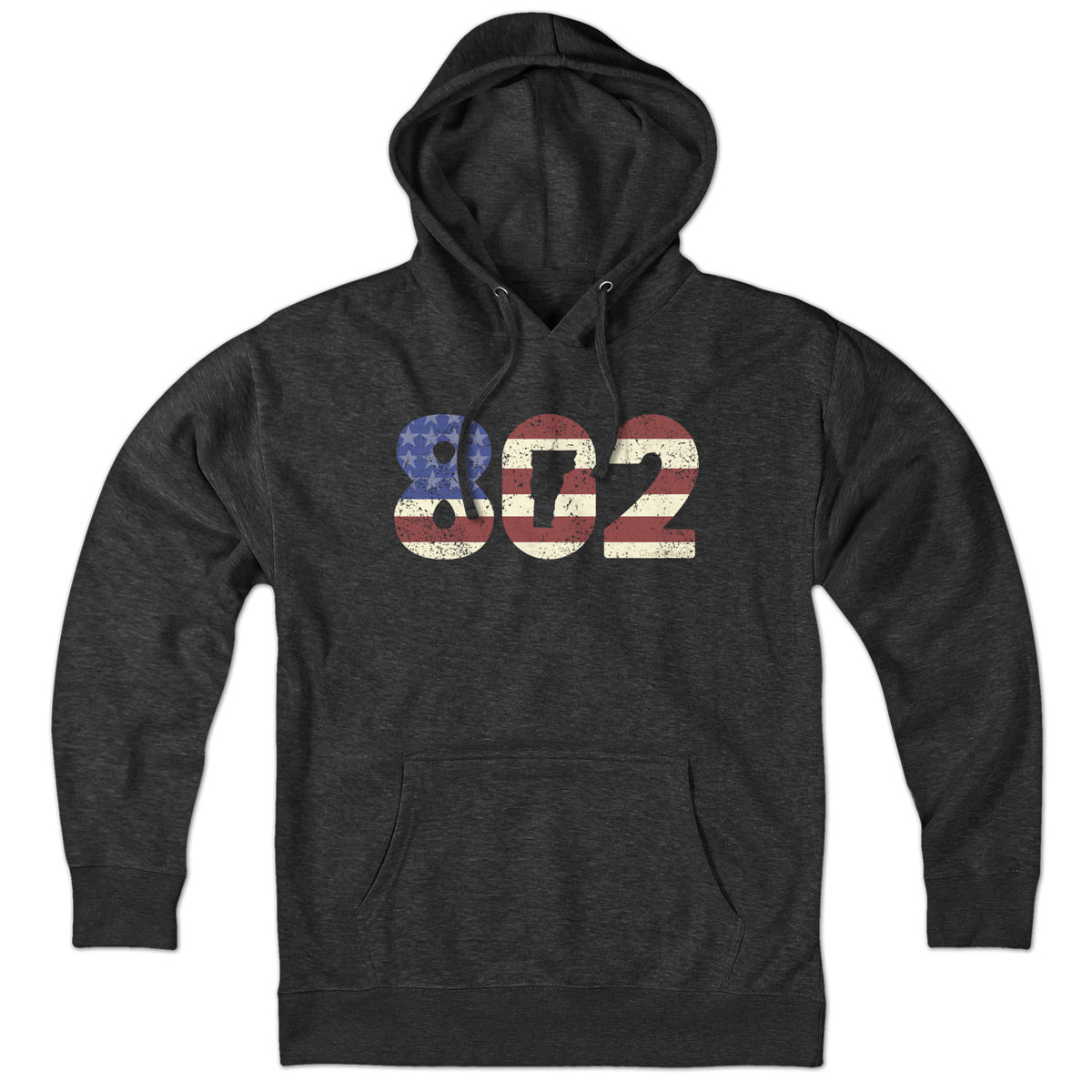 Patriotic 802 Vermont Hoodie