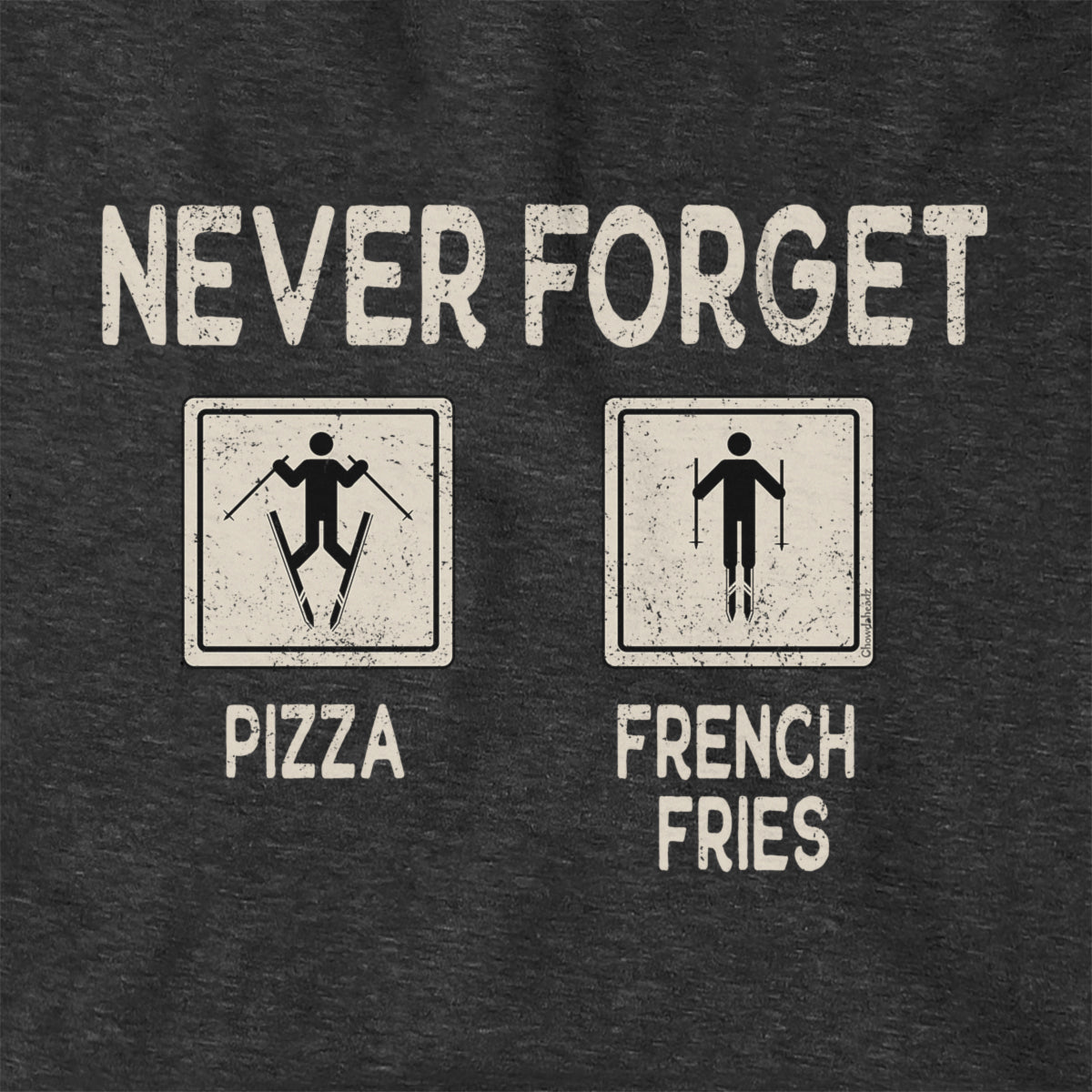Never Forget Pizza & French Fries Hoodie
