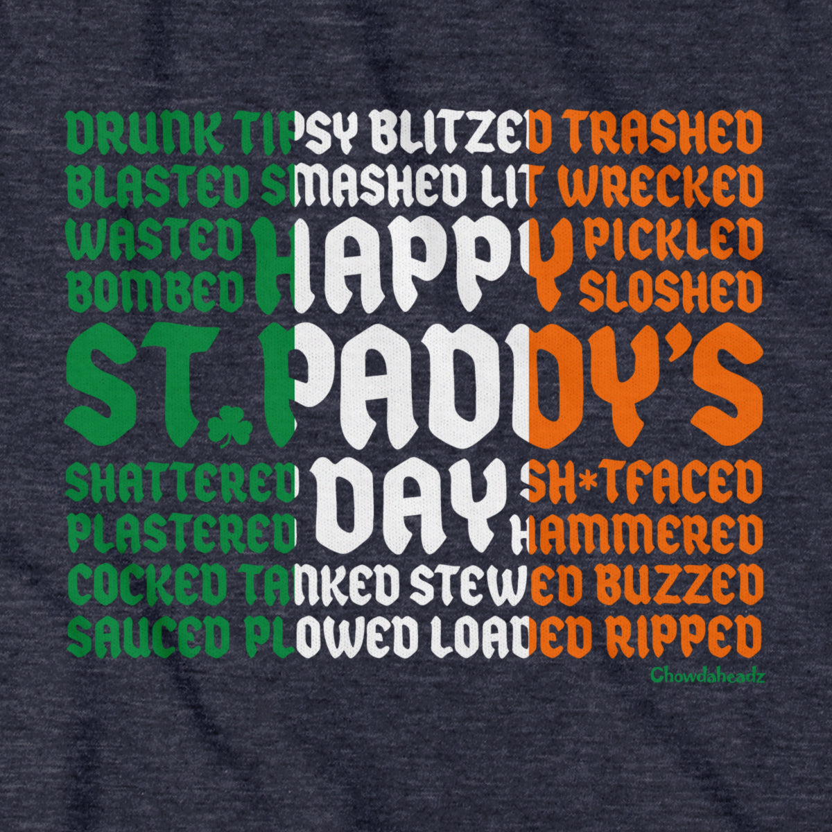 Drunk Synonyms St. Paddy's Day Flag Hoodie