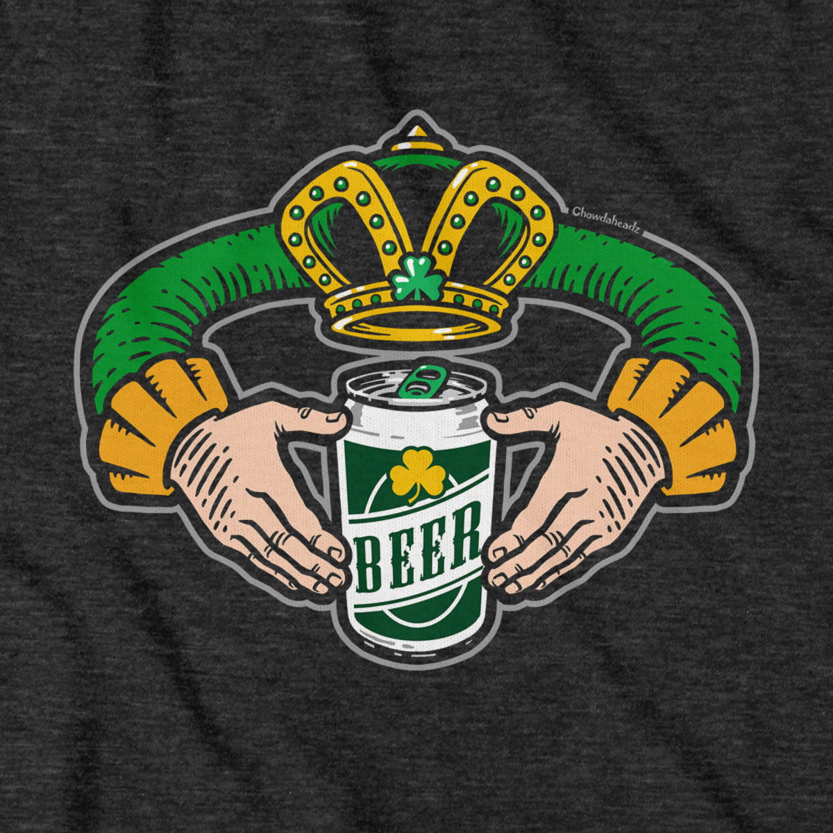 Irish Beer Claddagh Tailgater Hoodie