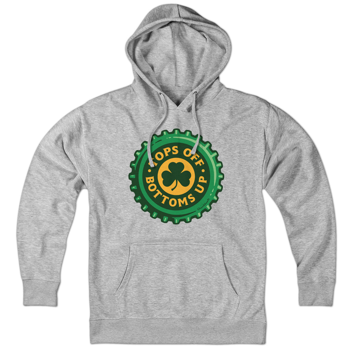 Tops Off Bottoms Up Bottle Cap Hoodie