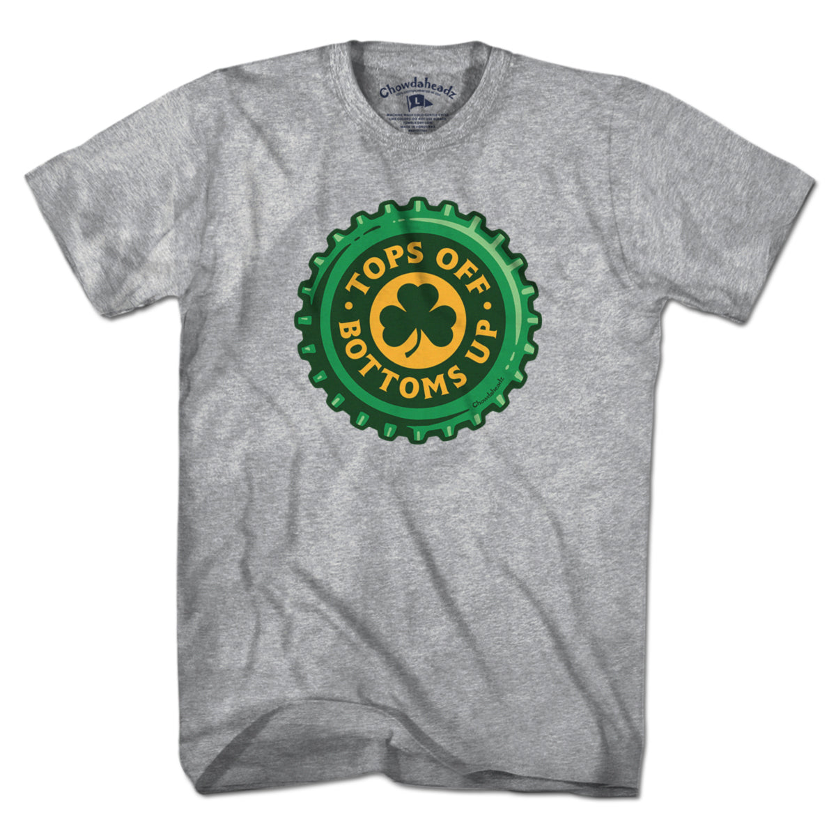 Tops Off Bottoms Up Bottle Cap T-Shirt