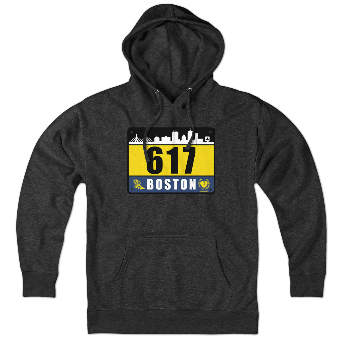 617 Boston Race Bib Hoodie