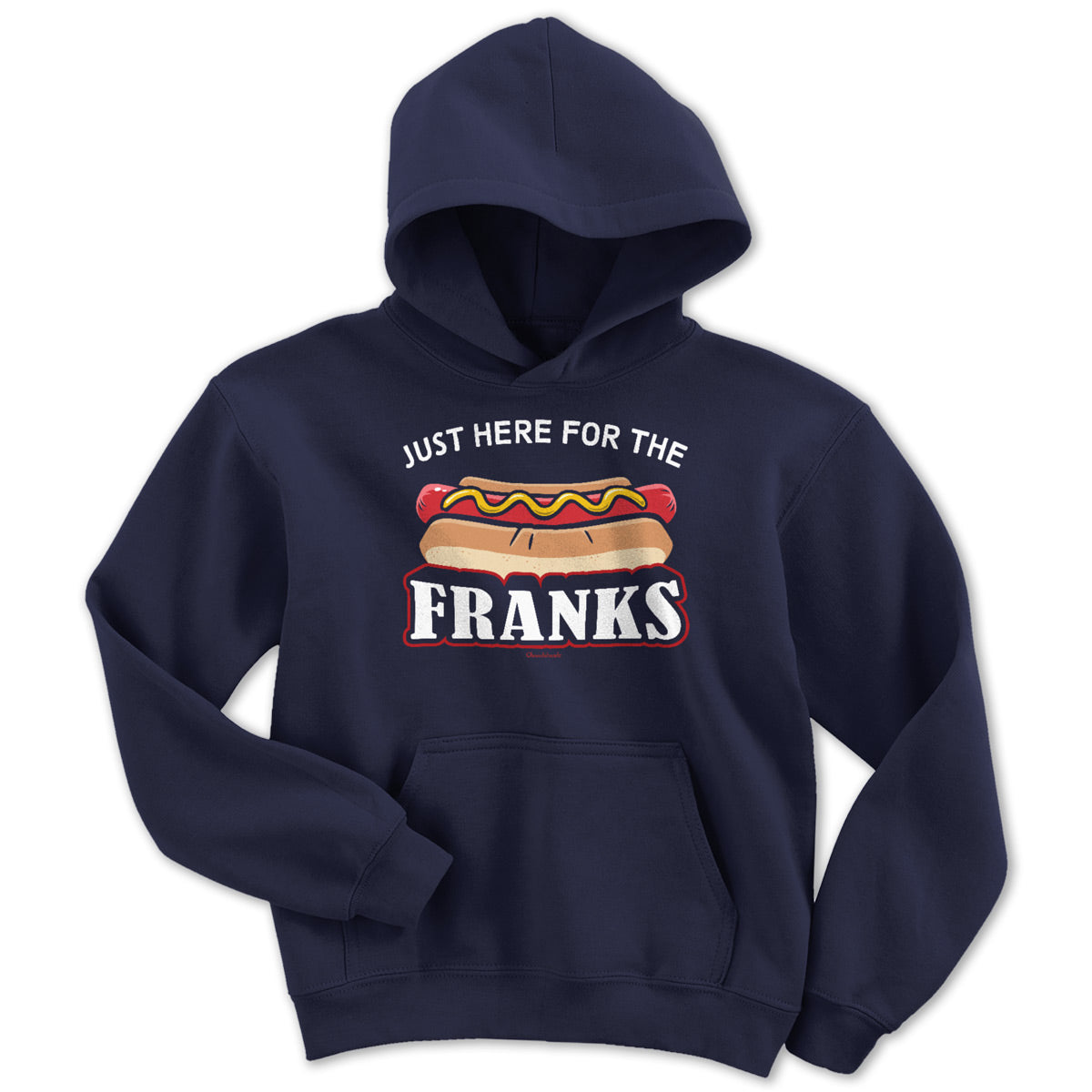 Just Here For The Franks Baseball Youth Hoodie
