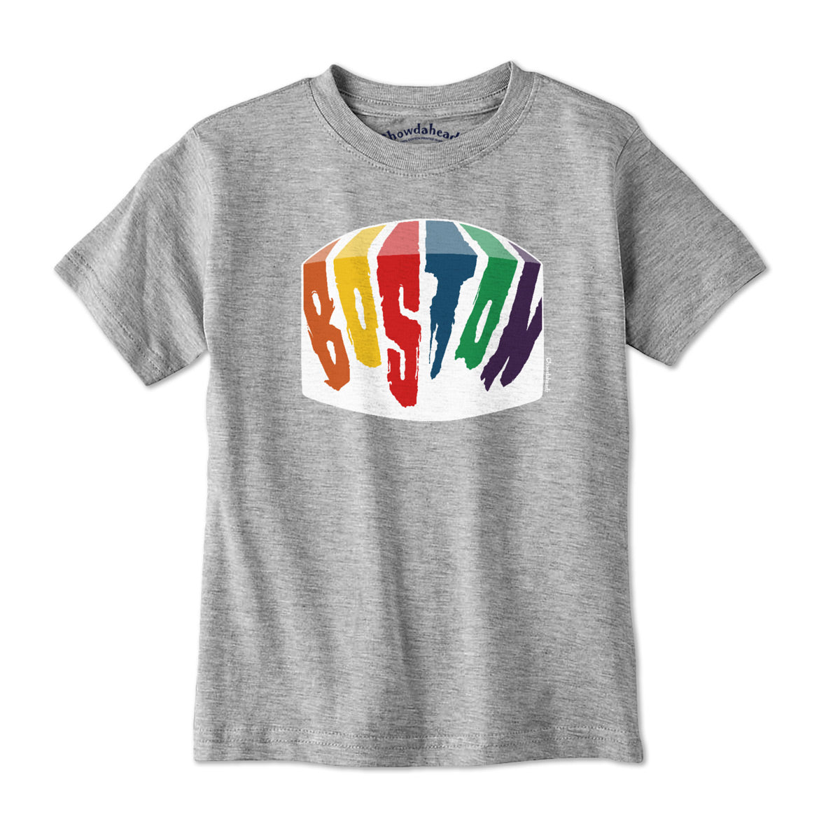 Boston Rainbow Paint Youth T-Shirt