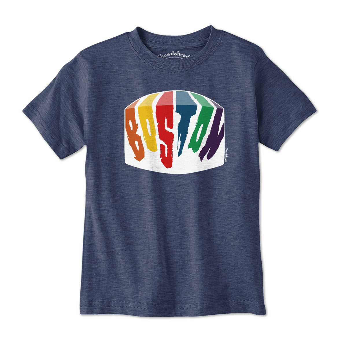 Boston Rainbow Paint Youth T-Shirt