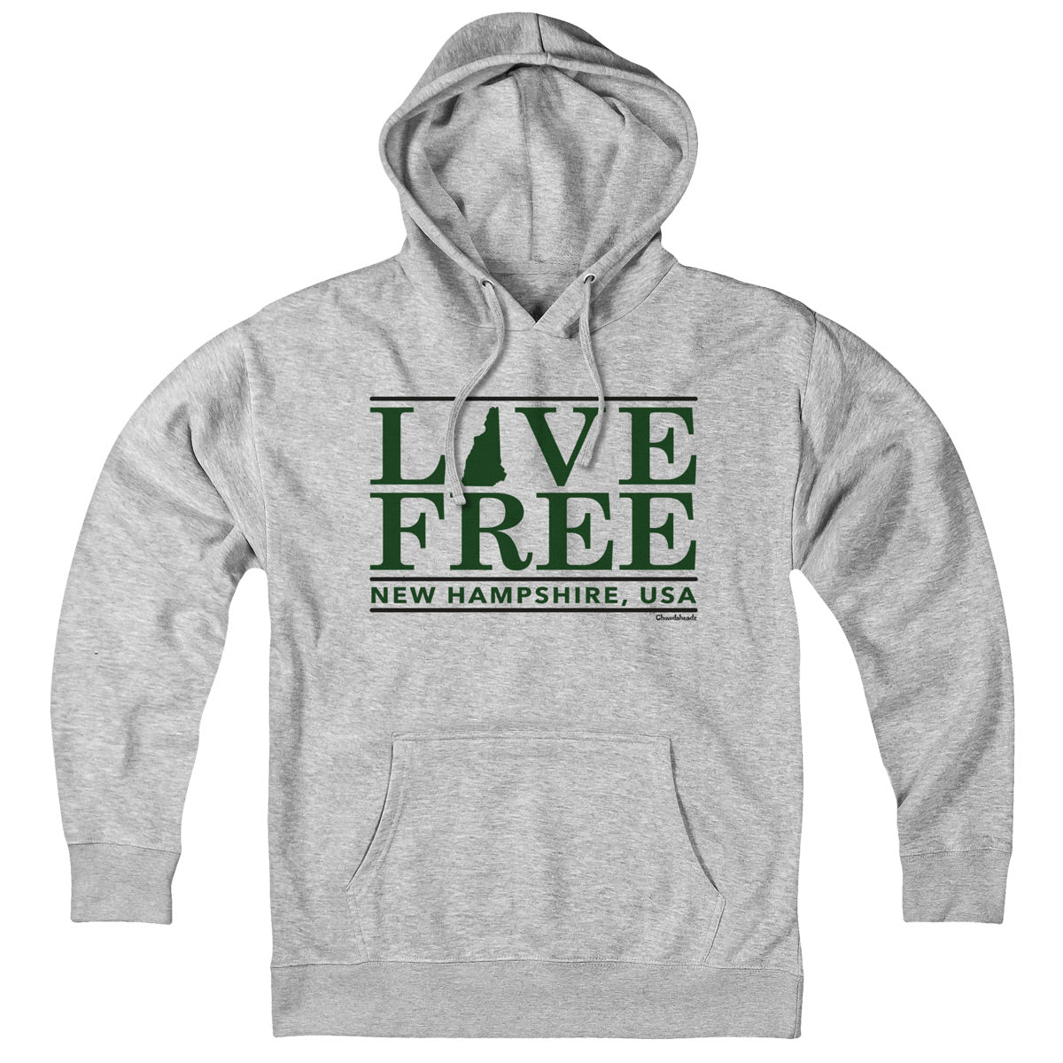 Live Free New Hampshire Bar Hoodie