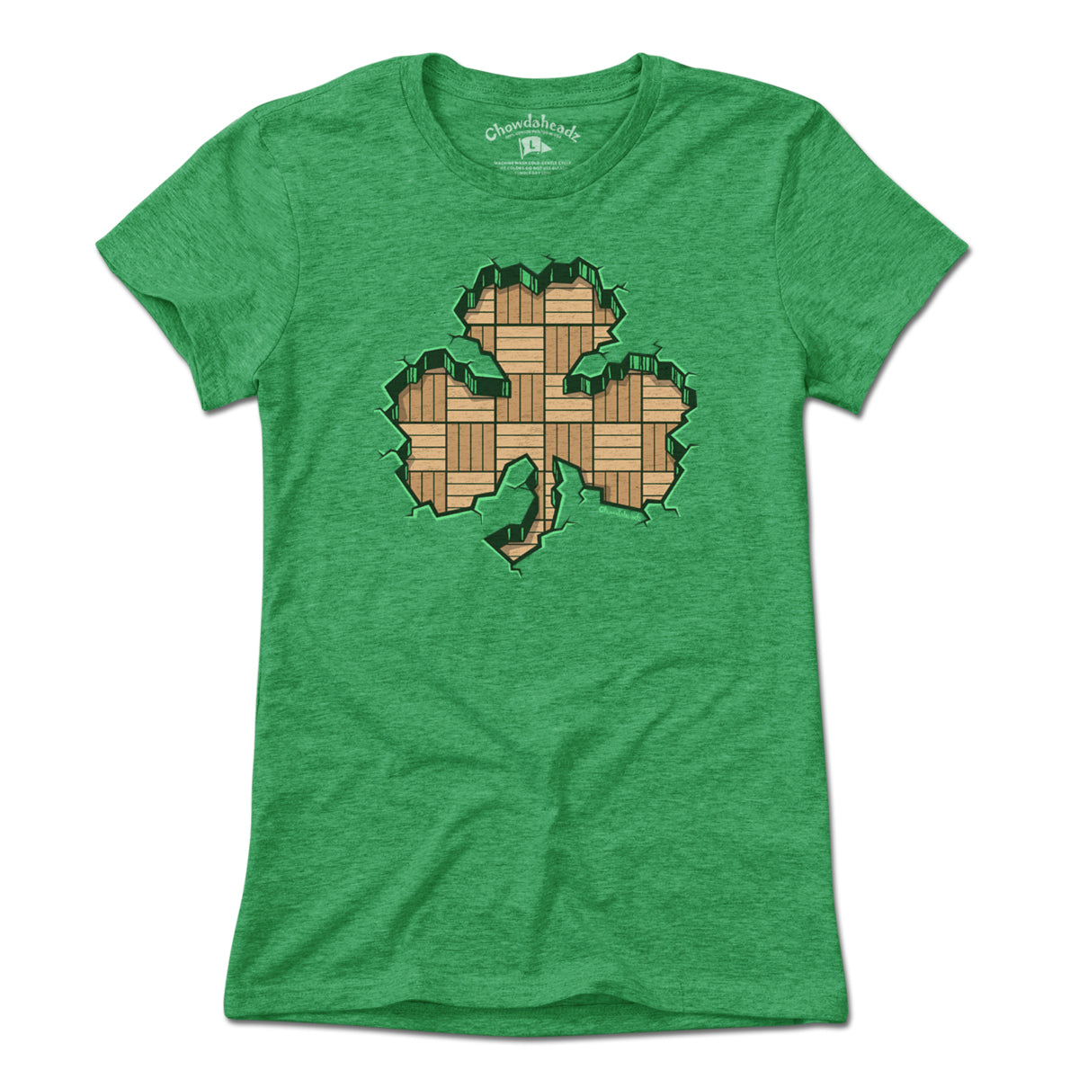 Smashed Shamrock Parquet T-Shirt