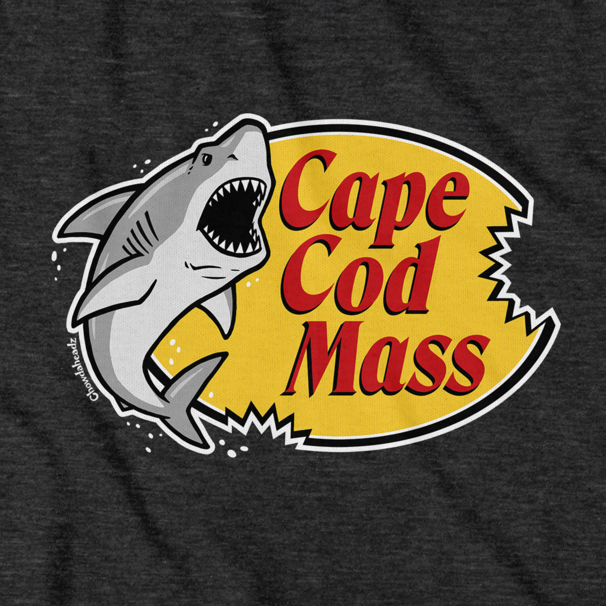 Cape Cod Mass Shark Logo Youth Hoodie