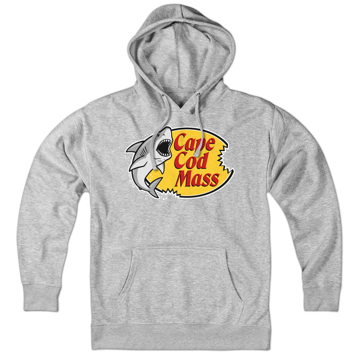Cape Cod Mass Shark Logo Hoodie