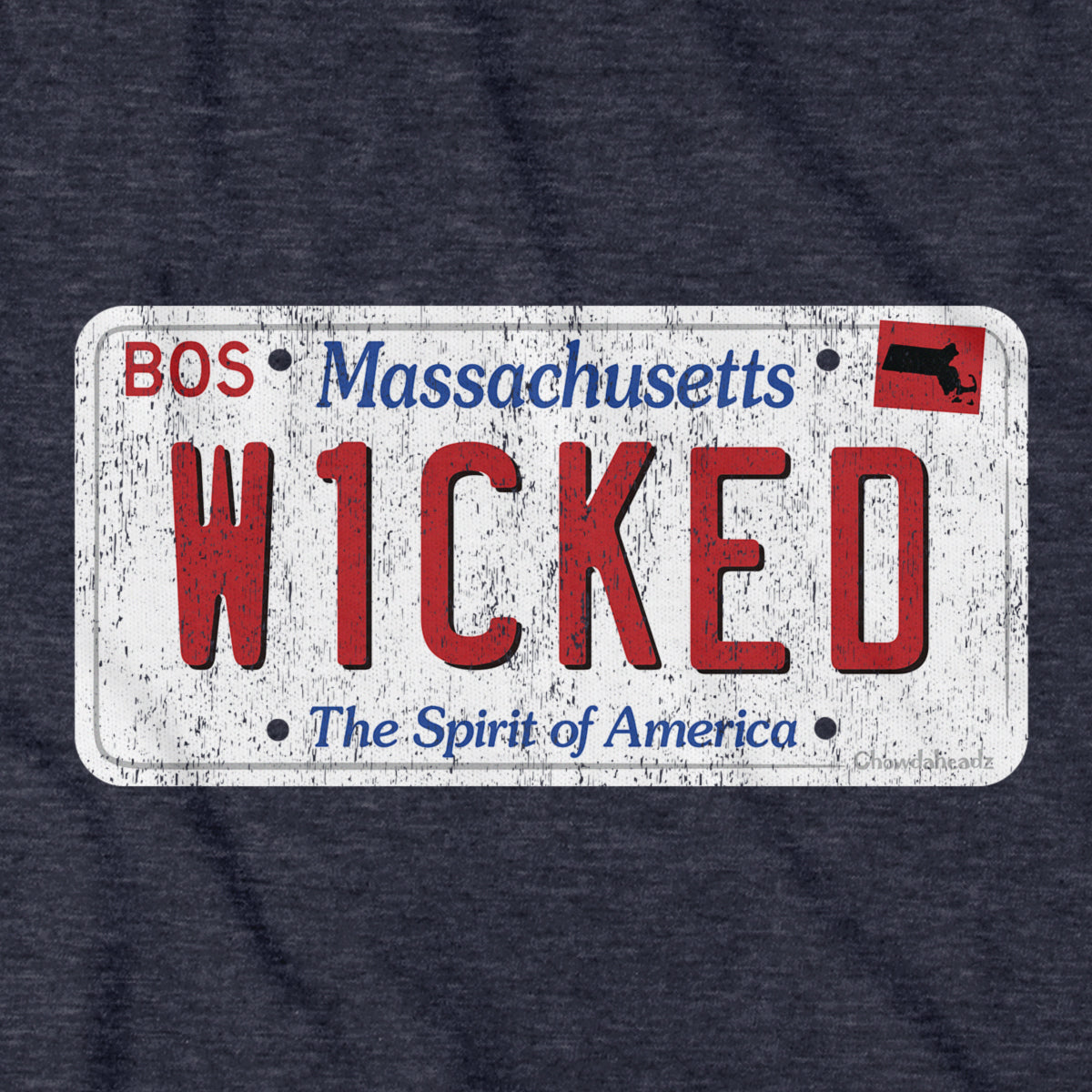 Wicked Mass License Plate T-Shirt