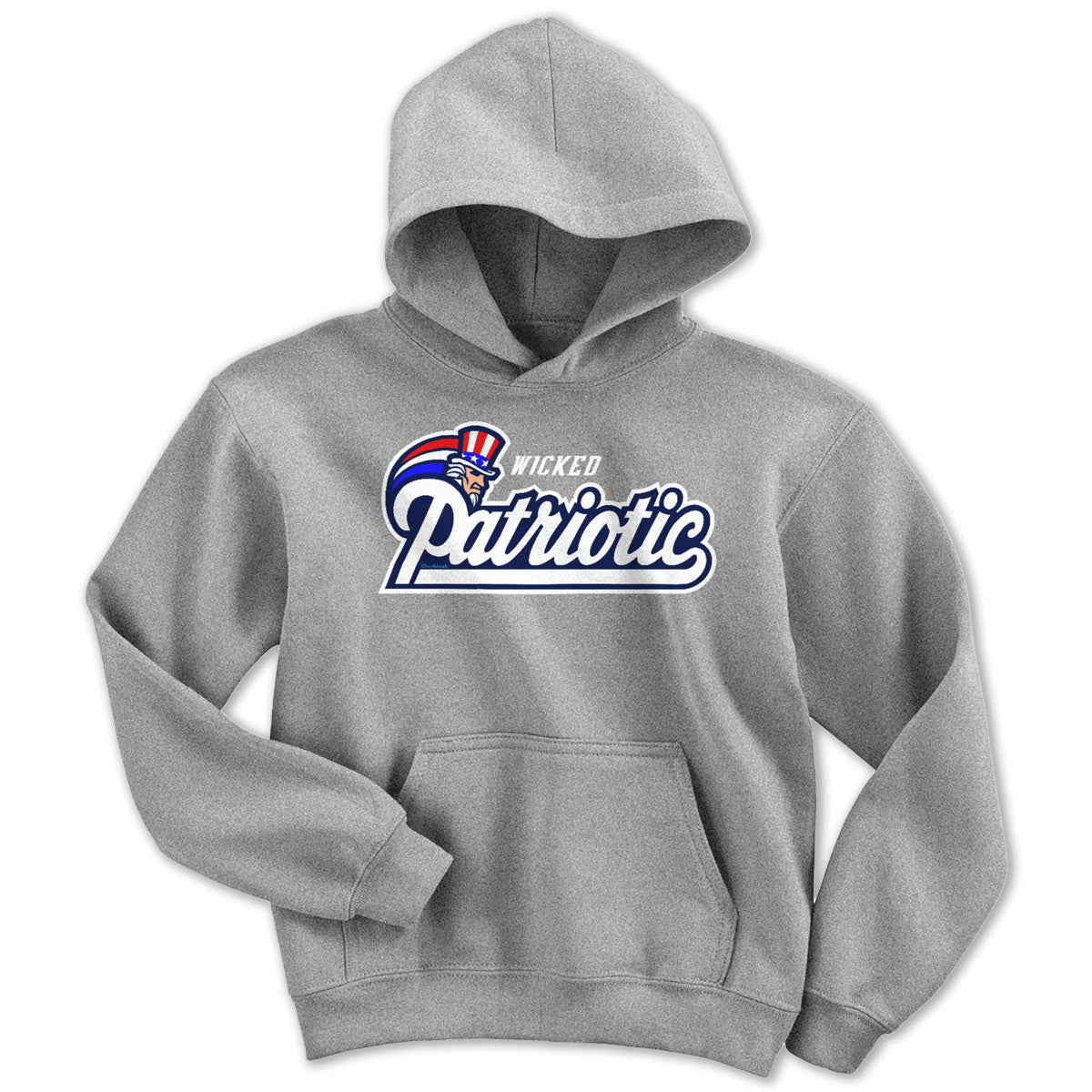 Wicked Patriotic Logo Youth Hoodie