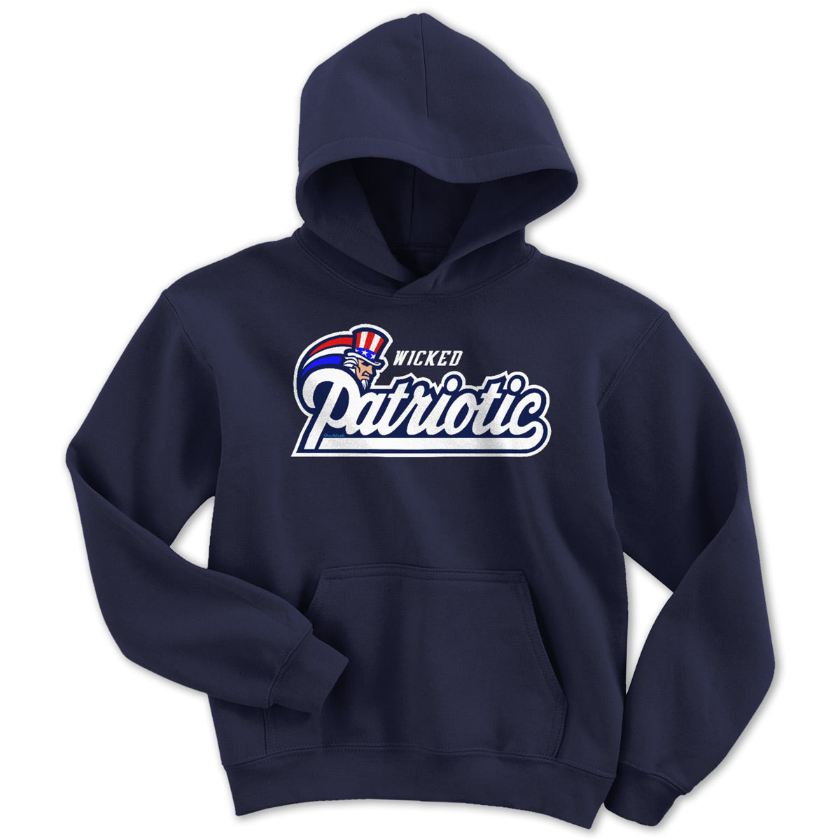 Wicked Patriotic Logo Youth Hoodie