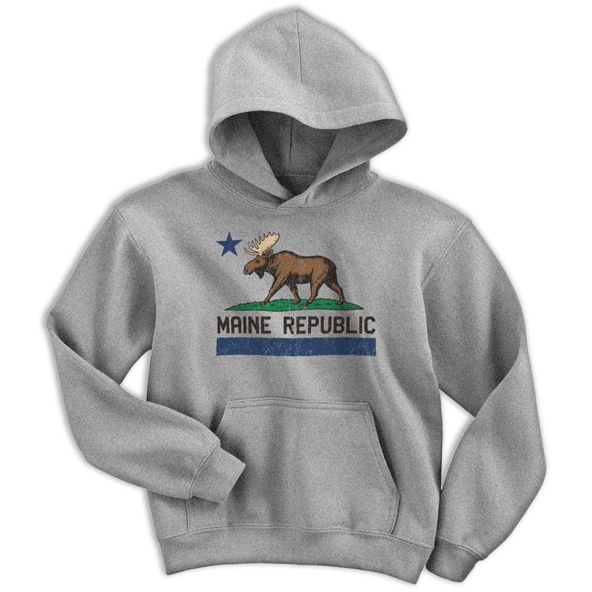 Maine Republic Moose Youth Hoodie