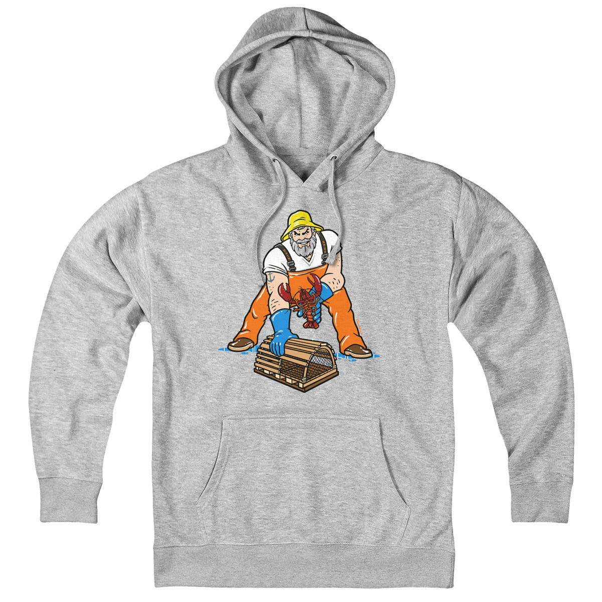 Three Point Stance Lobsterman Hoodie