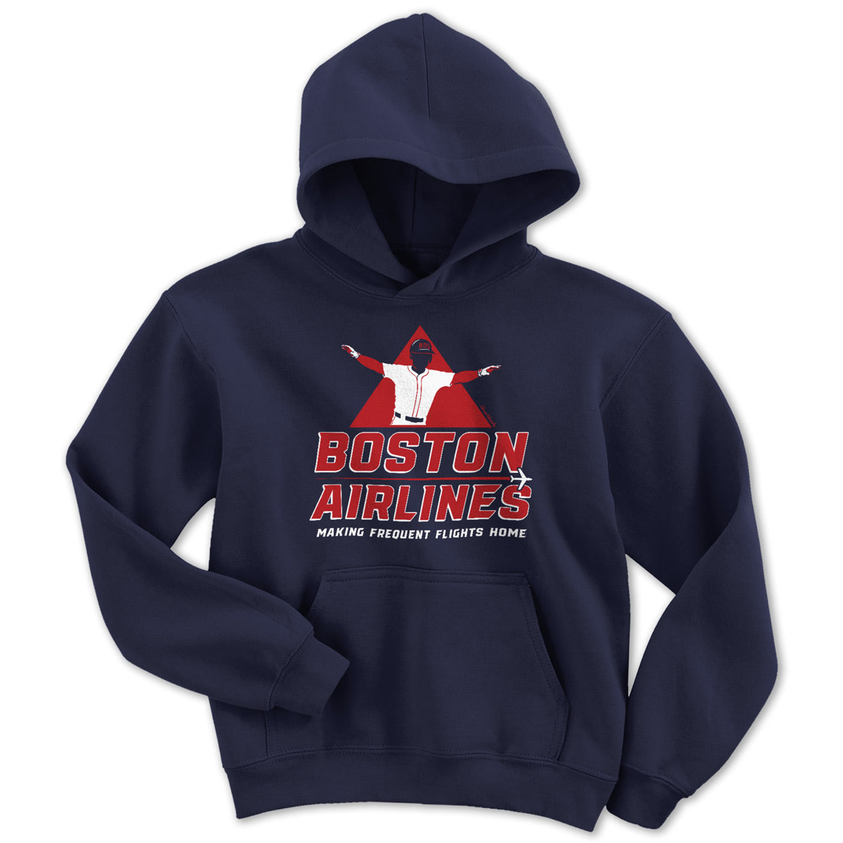 Boston Airlines Baseball Youth Hoodie