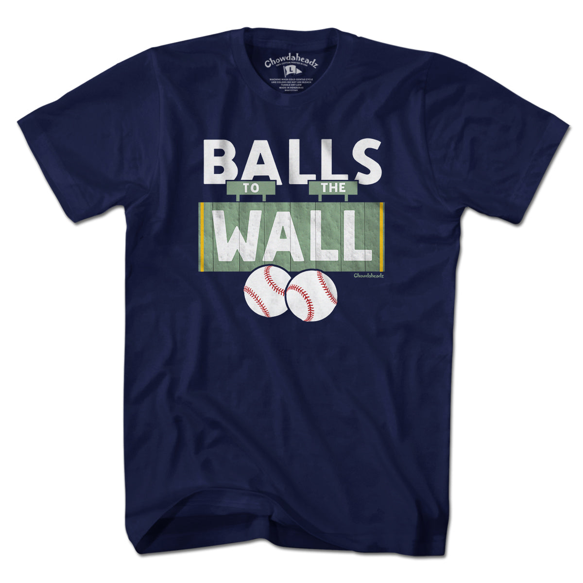 Balls To The Wall Boston Baseball T-Shirt
