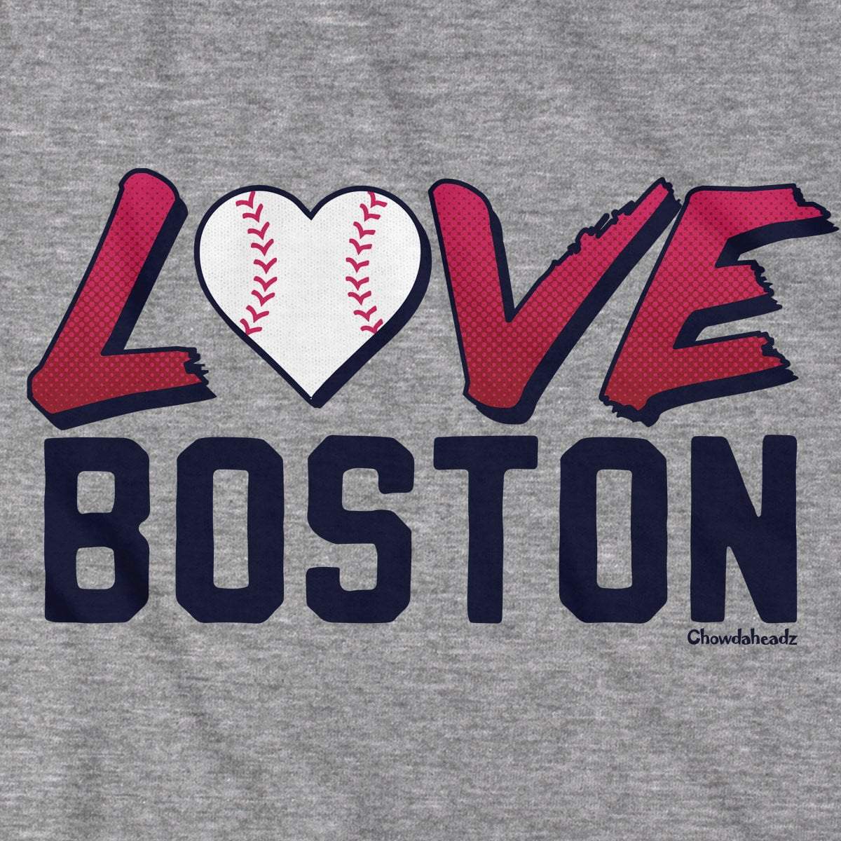 Love Boston Baseball T-Shirt