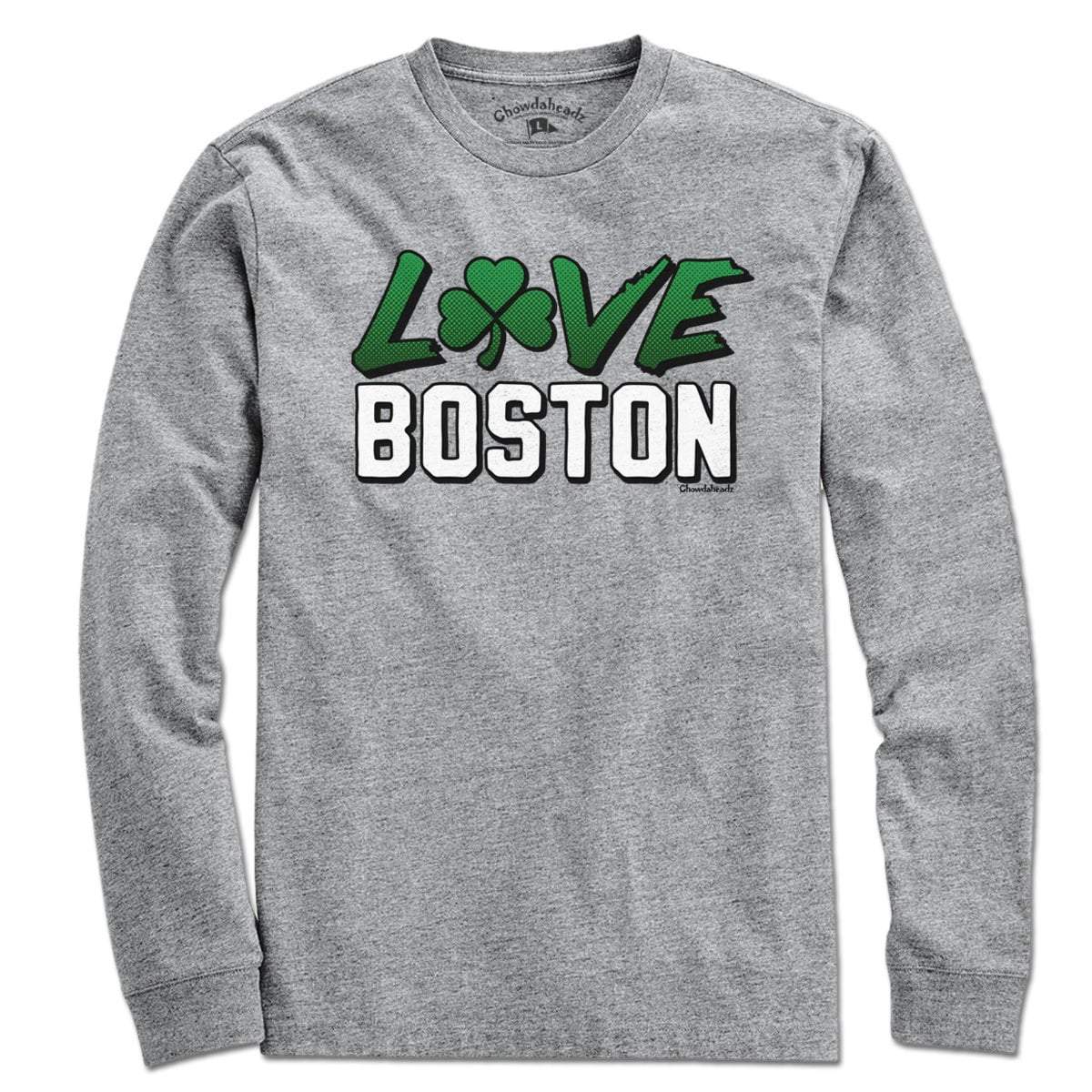 Love Boston Shamrock T-Shirt