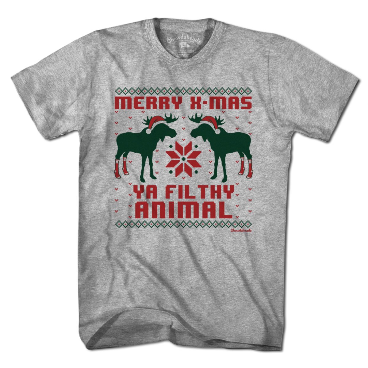 Merry X-Mas Moose T-Shirt