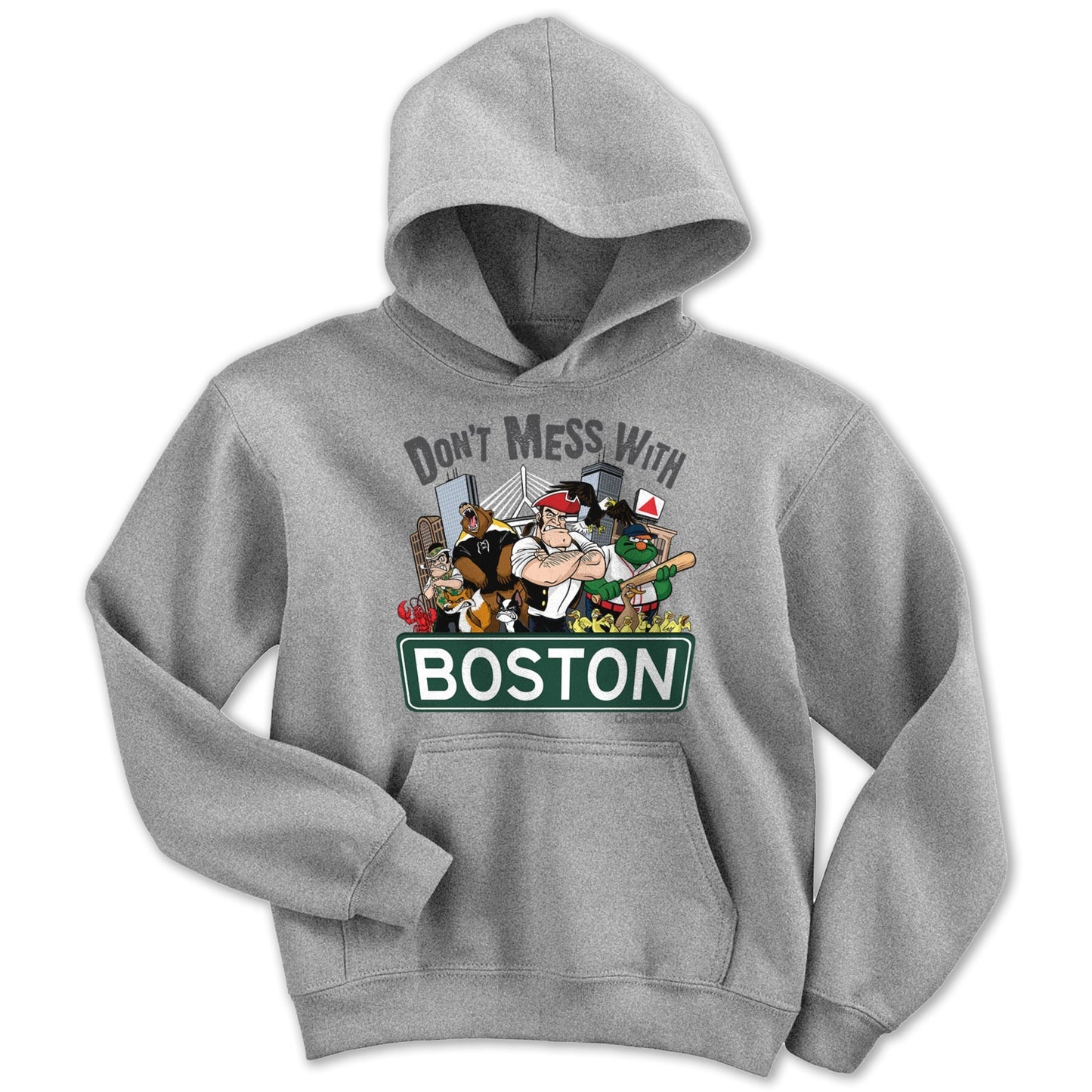 Don't Mess With Boston Youth Hoodie