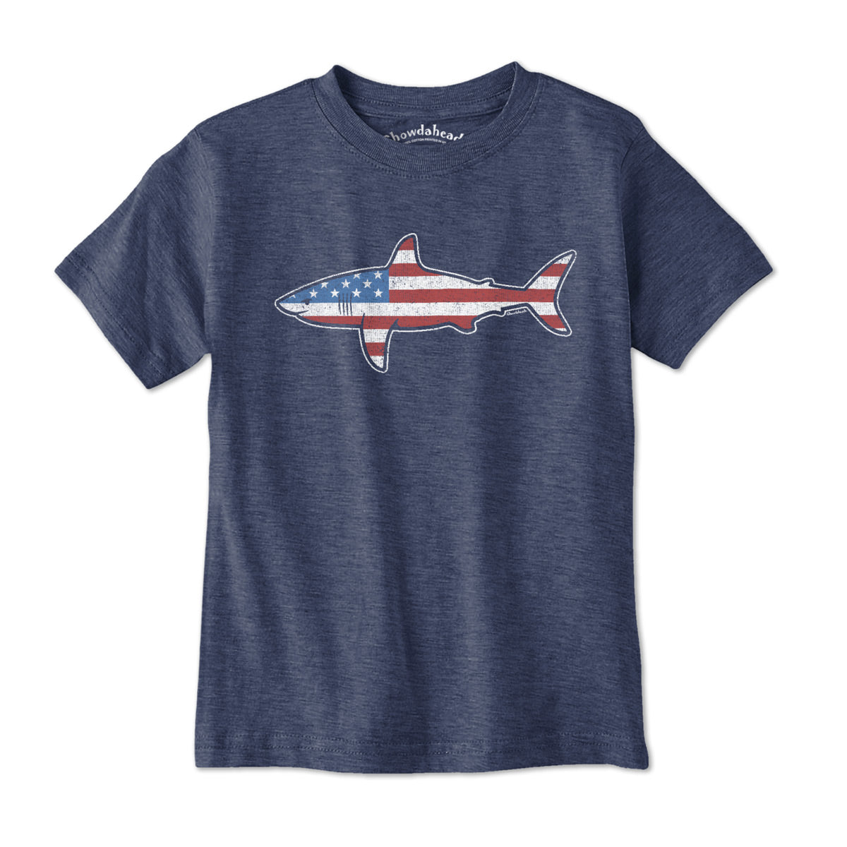 Stars and Stripes Shark Youth T-Shirt