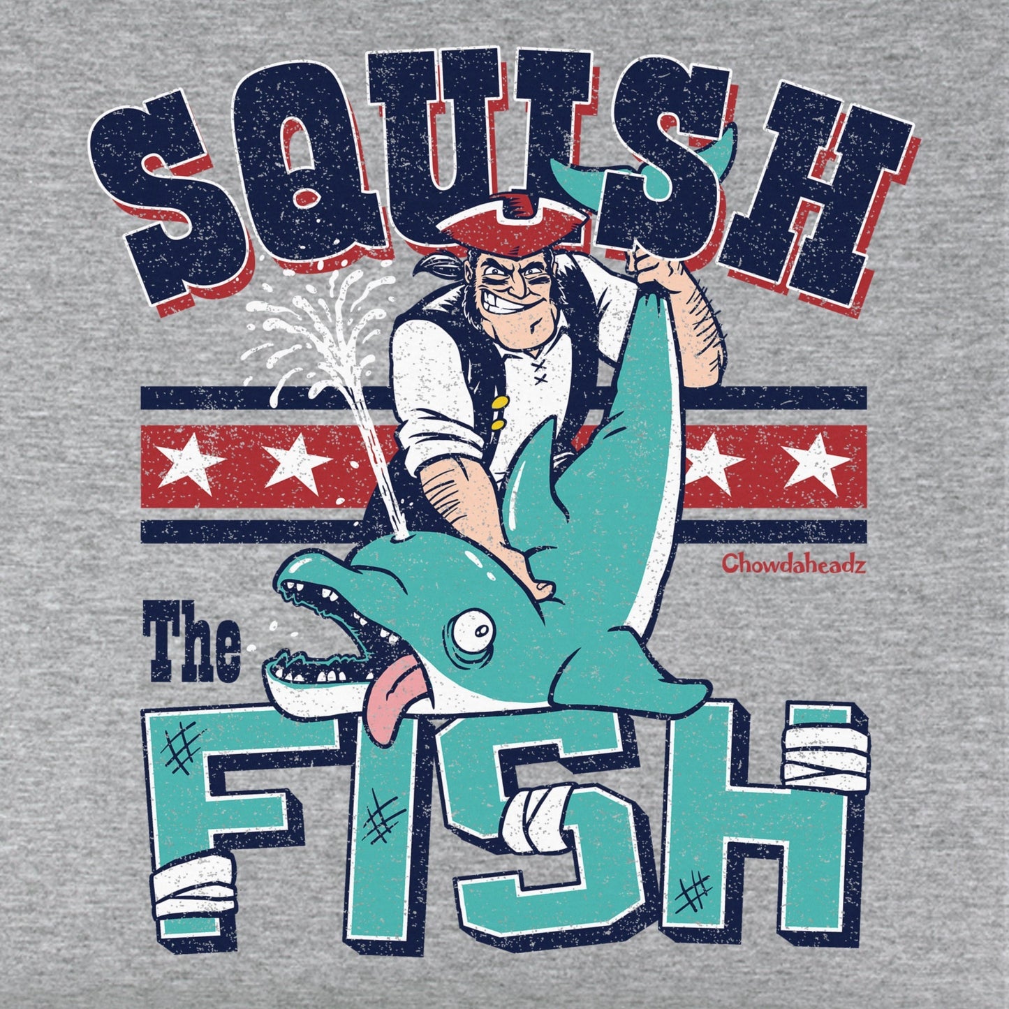 Squish The Fish New England Youth T-Shirt