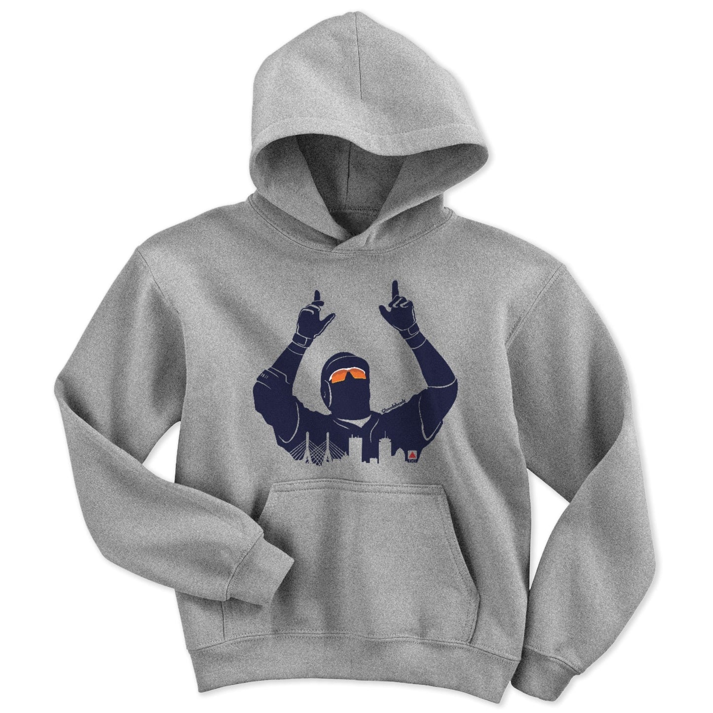 Boston Home Run Point Youth Hoodie