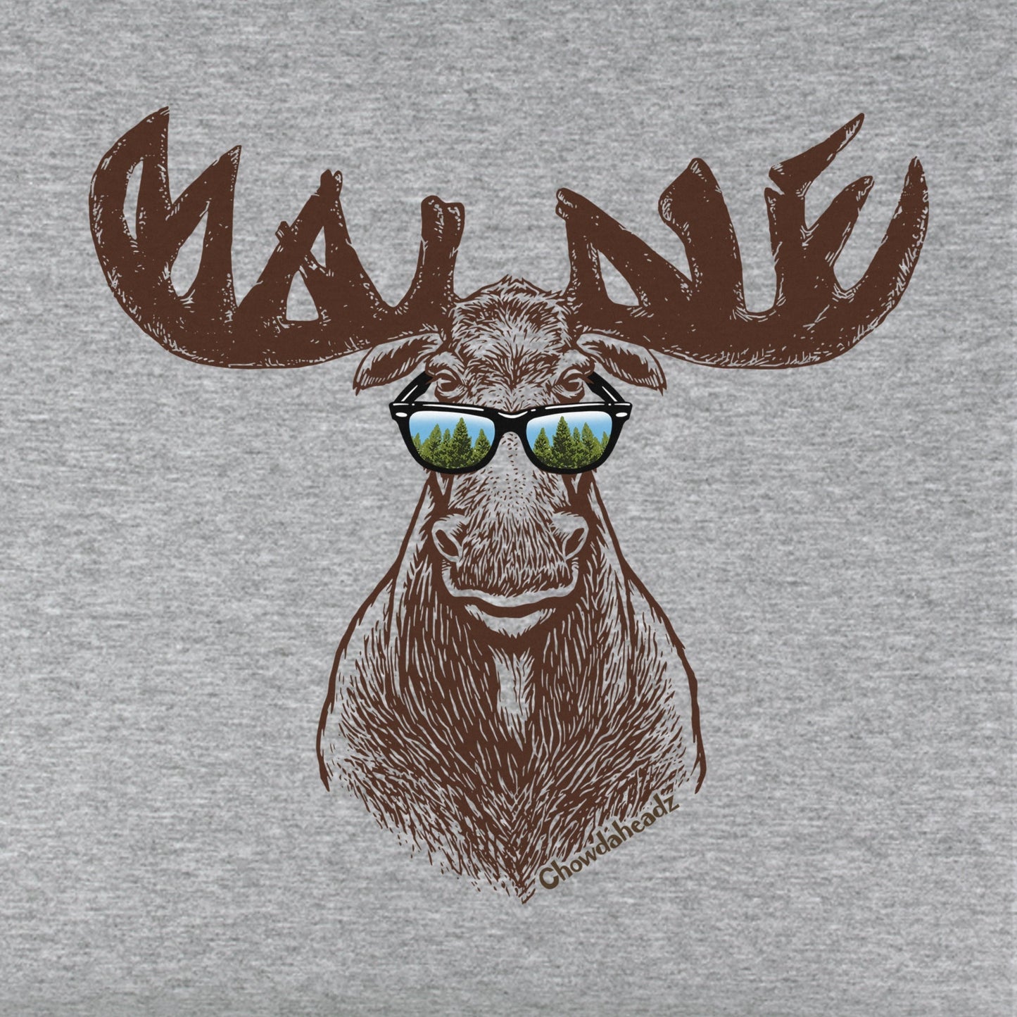 Cool Maine Moose Youth Hoodie
