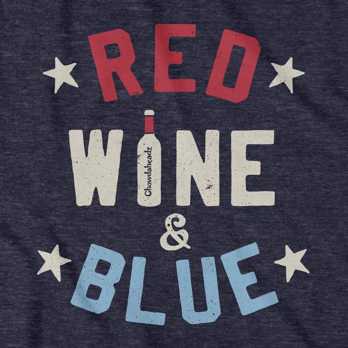 Red Wine and Blue T-Shirt