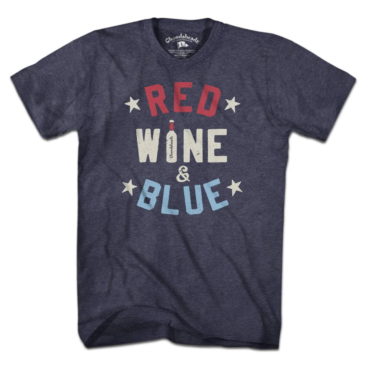 Red Wine and Blue T-Shirt
