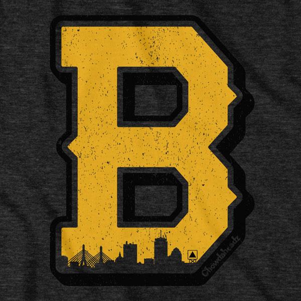 Black & Gold Big Block B T-Shirt